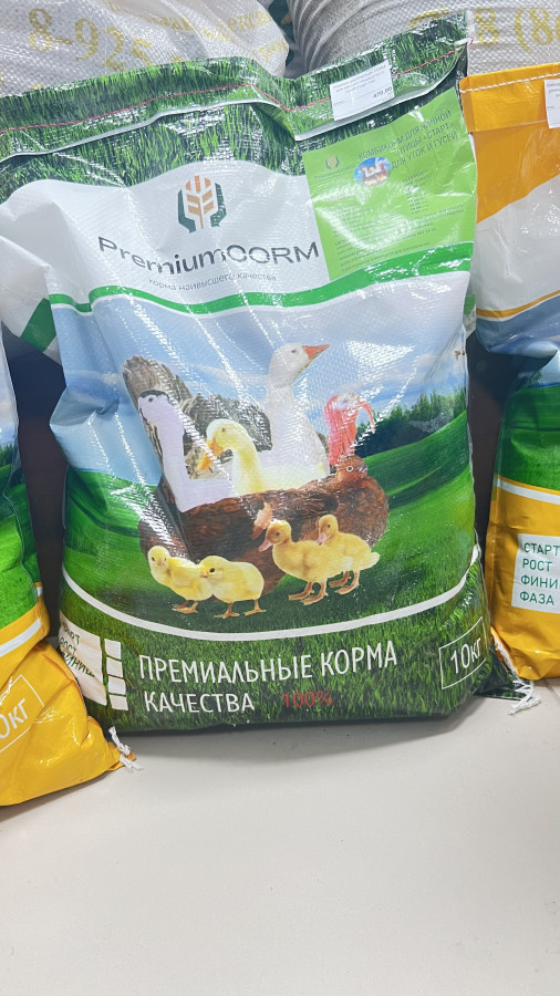 Комбикорм Premium CORM для яичной птицы,уток и гусей Старт 10кг