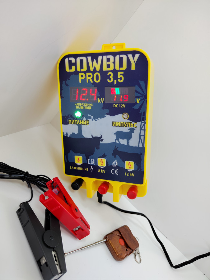 Генератор импульсов (электорастух) COWBOY PRO-3,5 12V-230V 3,5Дж Ковбой