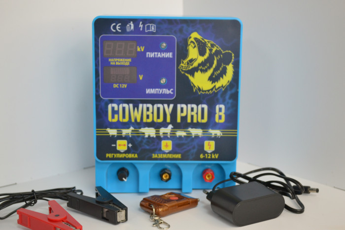 Генератор импульсов COWBOY PRO-8 12V\230V. 8Дж Ковбой