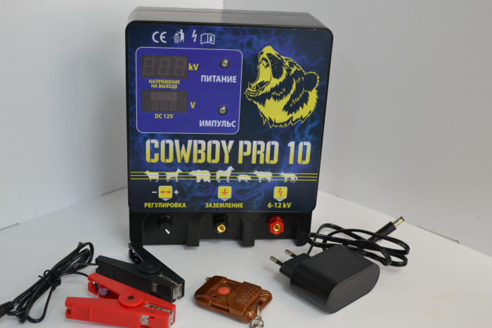 Генератор импульсов COWBOY PRO-10 12V\230V. 10Дж Ковбой